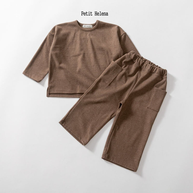 Petit Helena - Korean Children Fashion - #discoveringself - Square Stretch Top Bottom Set - 11