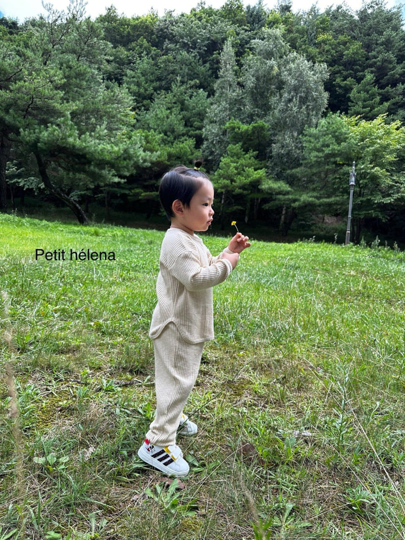Petit Helena - Korean Children Fashion - #discoveringself - Mackin Ribbed Set - 3