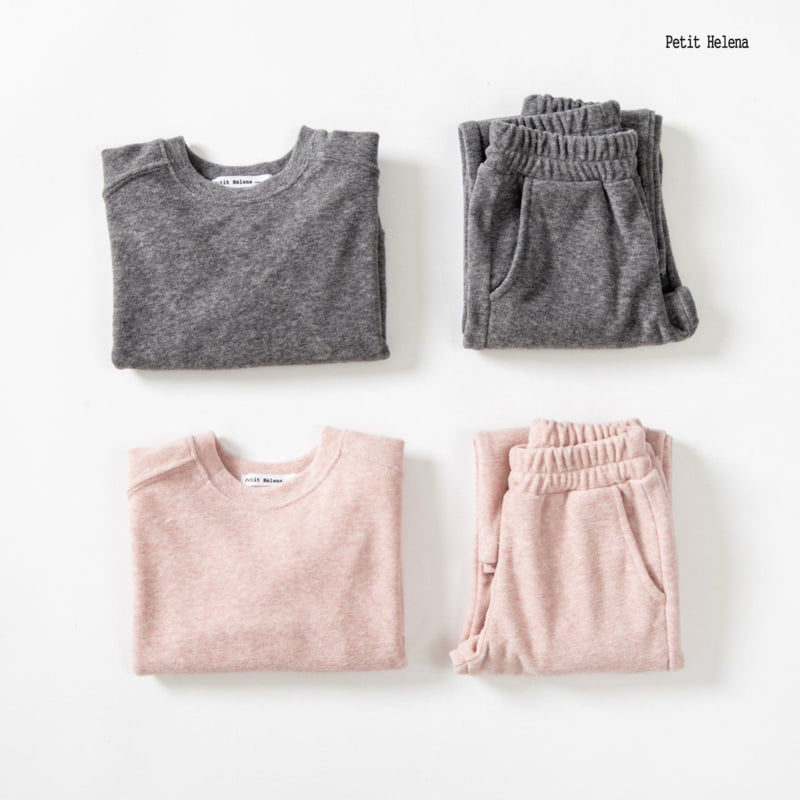 Petit Helena - Korean Children Fashion - #discoveringself - Cornell Terry Top Bottom Set - 2