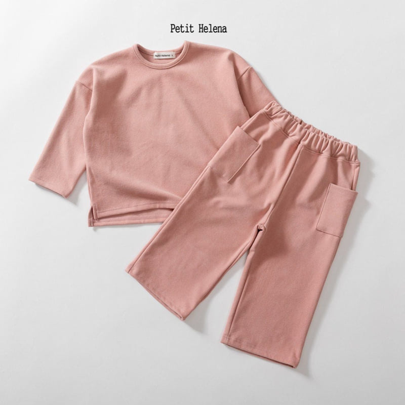 Petit Helena - Korean Children Fashion - #fashionkids - Square Stretch Top Bottom Set - 12