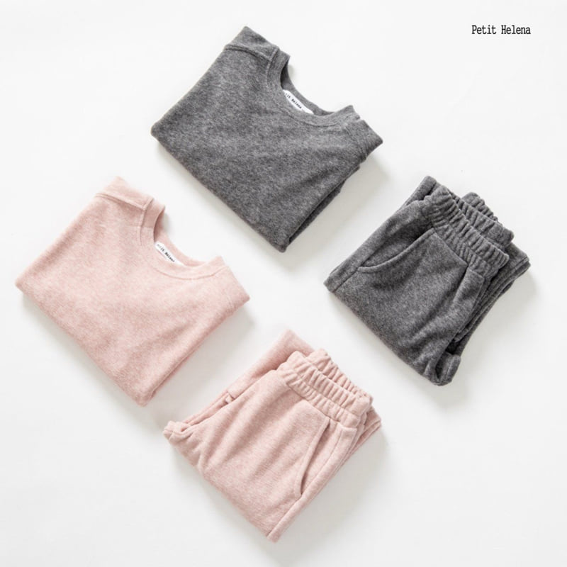 Petit Helena - Korean Children Fashion - #fashionkids - Cornell Terry Top Bottom Set - 3