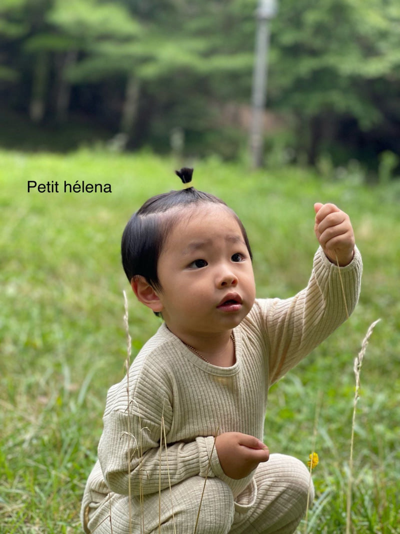 Petit Helena - Korean Children Fashion - #kidsshorts - Mackin Ribbed Set - 5