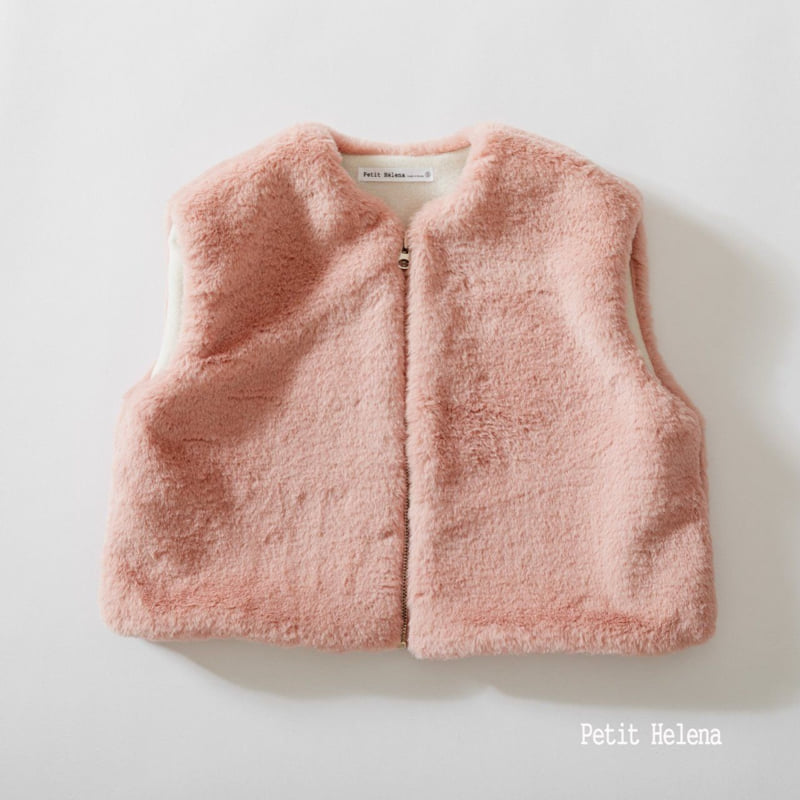 Petit Helena - Korean Children Fashion - #kidsshorts - Fluffy Vest - 2