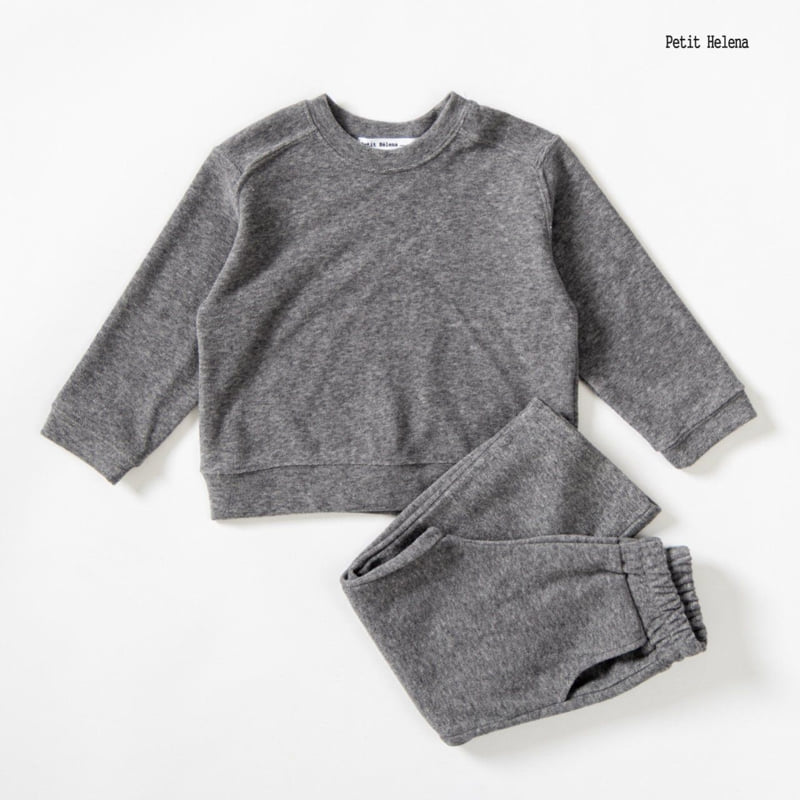 Petit Helena - Korean Children Fashion - #kidsstore - Cornell Terry Top Bottom Set - 5