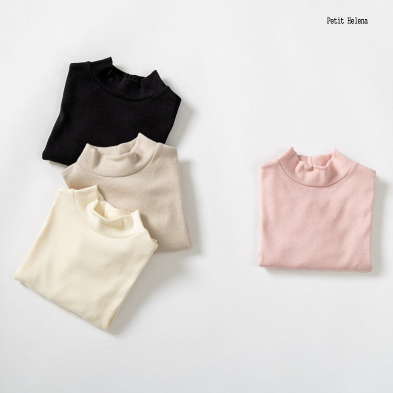 Petit Helena - Korean Children Fashion - #kidsstore - Shard Mock Neck Tee