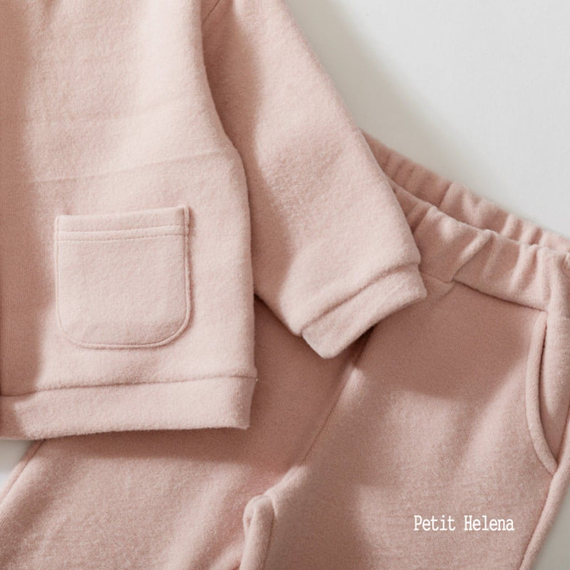 Petit Helena - Korean Children Fashion - #littlefashionista - Posy Fleece Top Bottom Set - 7