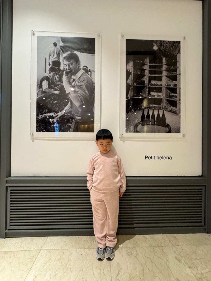 Petit Helena - Korean Children Fashion - #magicofchildhood - Cornell Terry Top Bottom Set - 9
