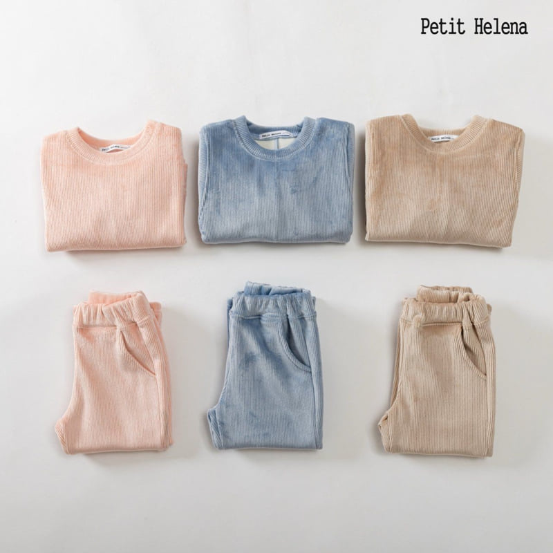 Petit Helena - Korean Children Fashion - #minifashionista - Downy Top Bottom Set - 2