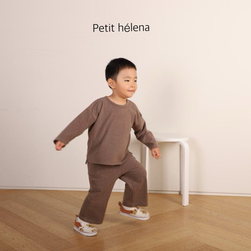 Petit Helena - Korean Children Fashion - #minifashionista - Square Stretch Top Bottom Set - 4