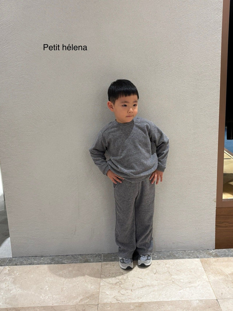 Petit Helena - Korean Children Fashion - #prettylittlegirls - Cornell Terry Top Bottom Set - 11