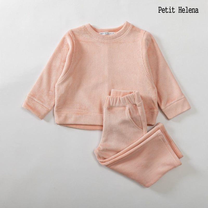 Petit Helena - Korean Children Fashion - #prettylittlegirls - Downy Top Bottom Set - 4