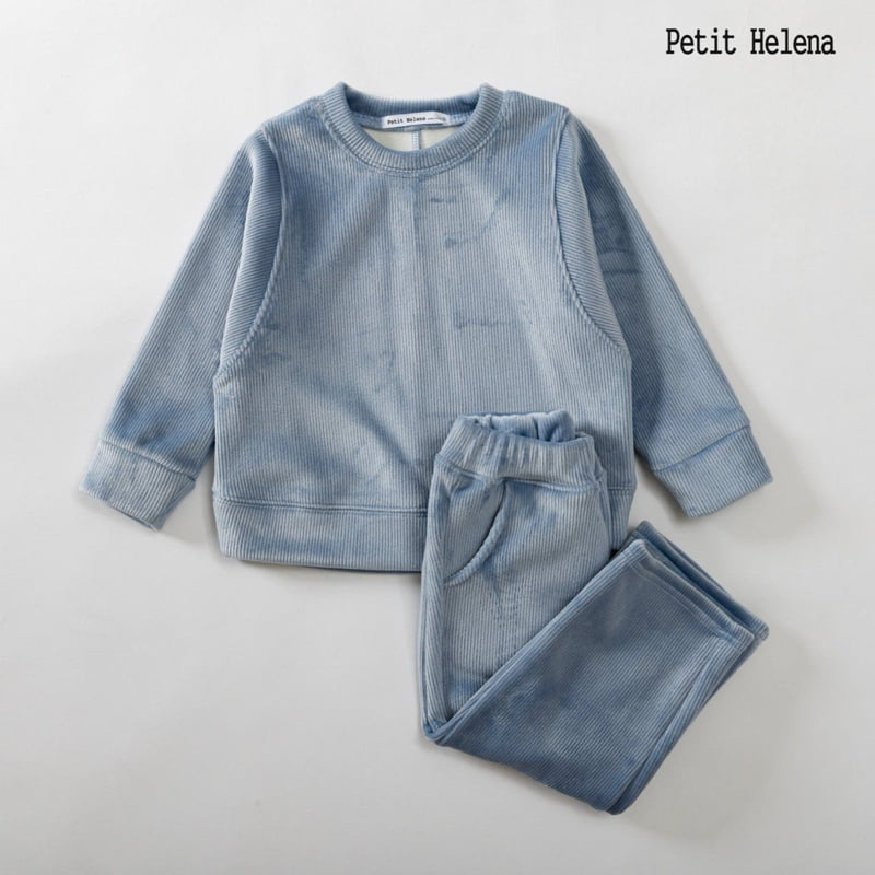 Petit Helena - Korean Children Fashion - #toddlerclothing - Downy Top Bottom Set - 5