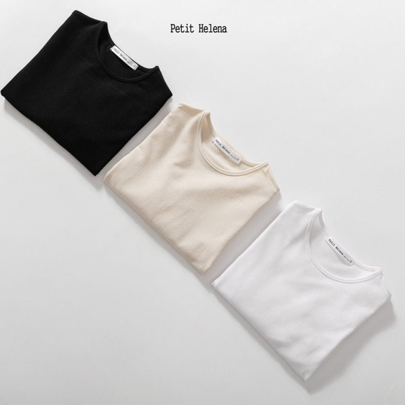 Petit Helena - Korean Children Fashion - #toddlerclothing - Luna Ribbed Tee - 3