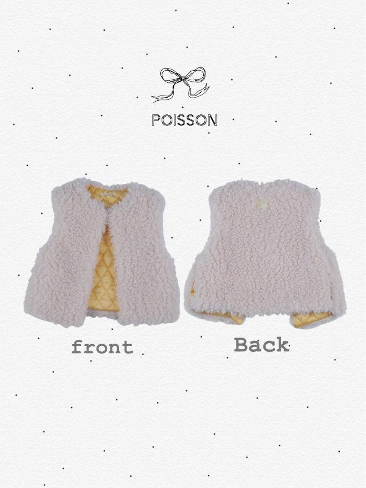 Poisson - Korean Children Fashion - #kidsstore - Warm Vest