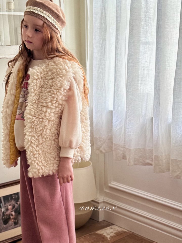 Poisson - Korean Children Fashion - #prettylittlegirls - Warm Vest - 7