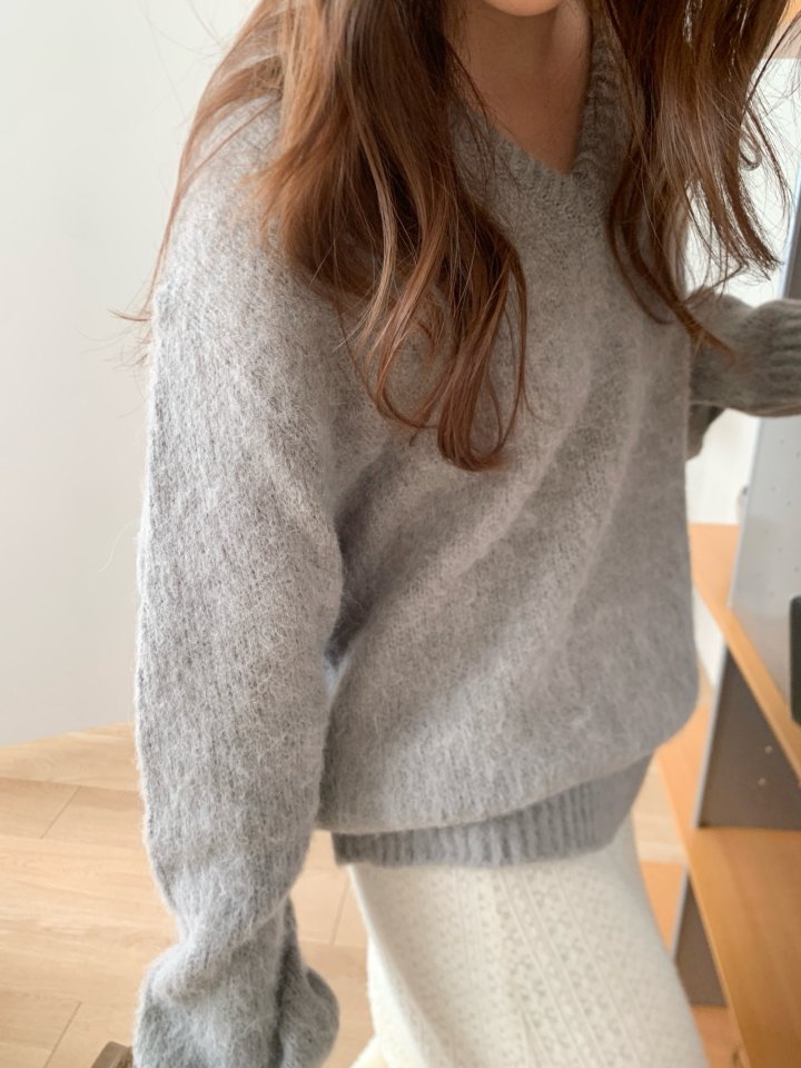 Pomelo - Korean Women Fashion - #momslook - Mellow Brushed Knit - 4