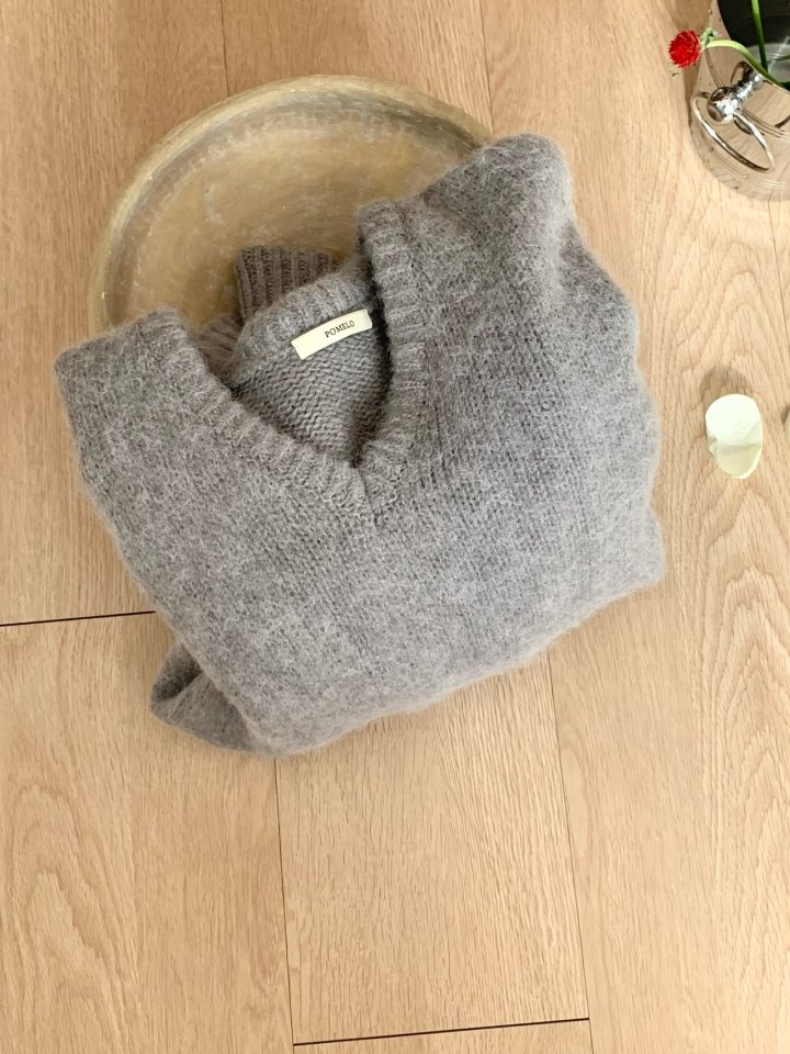 Pomelo - Korean Women Fashion - #romanticstyle - Mellow Brushed Knit - 10