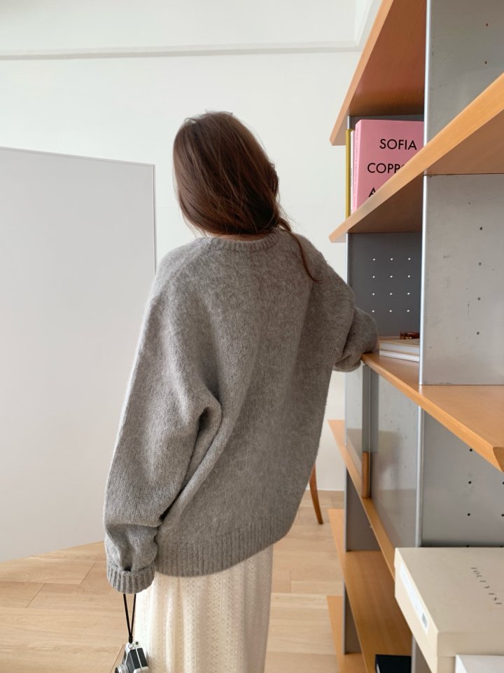 Pomelo - Korean Women Fashion - #vintageinspired - Mellow Brushed Knit - 6