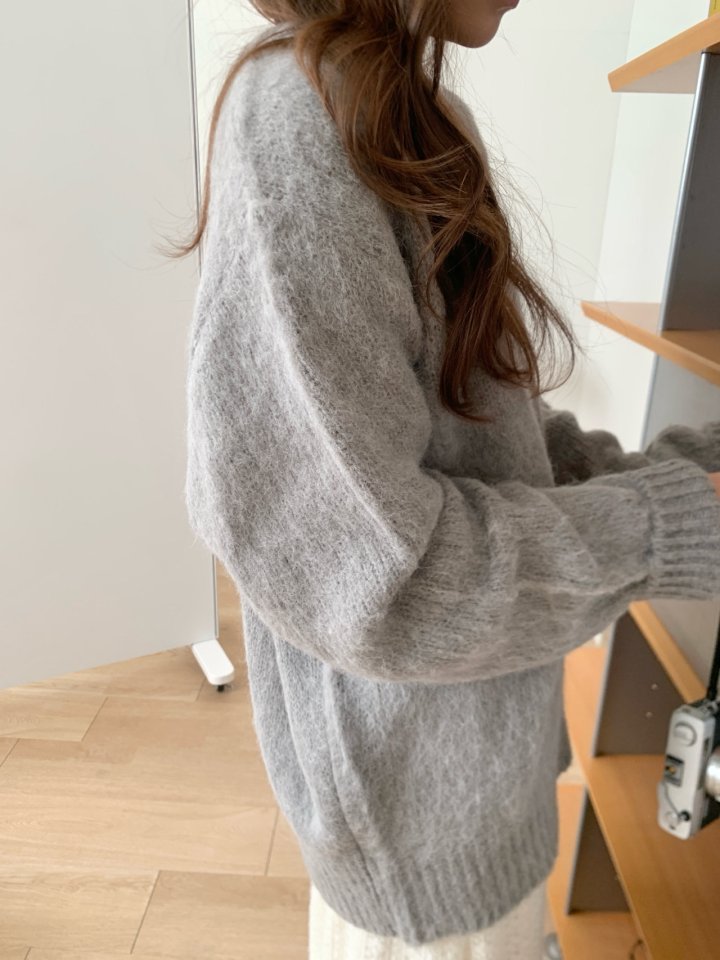 Pomelo - Korean Women Fashion - #vintagekidsstyle - Mellow Brushed Knit - 7