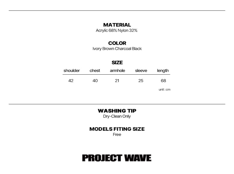 Project Wave - Korean Women Fashion - #momslook - Boucle Short Sleeve Tee - 10