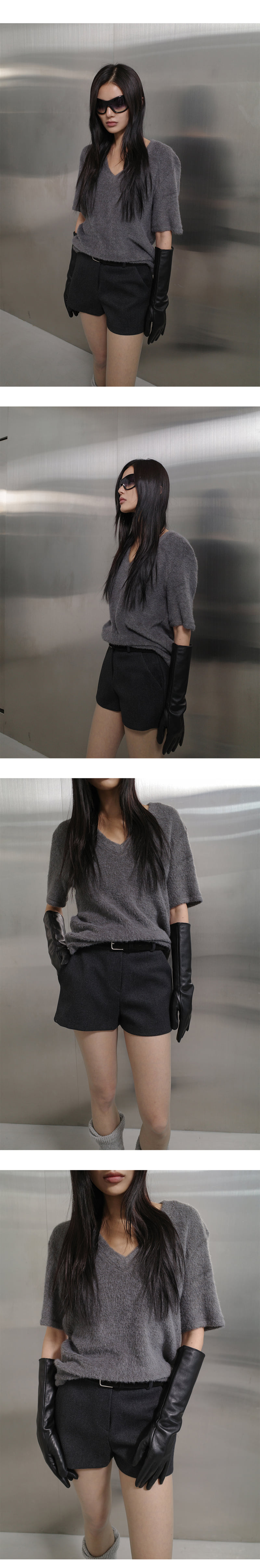 Project Wave - Korean Women Fashion - #thelittlethings - Boucle Short Sleeve Tee - 4