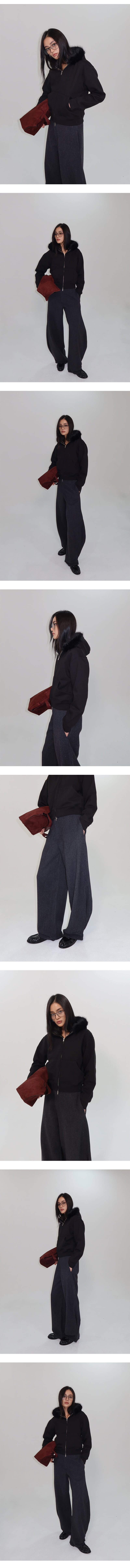 Project Wave - Korean Women Fashion - #momslook - Mono Wool Balloon Slacks - 5