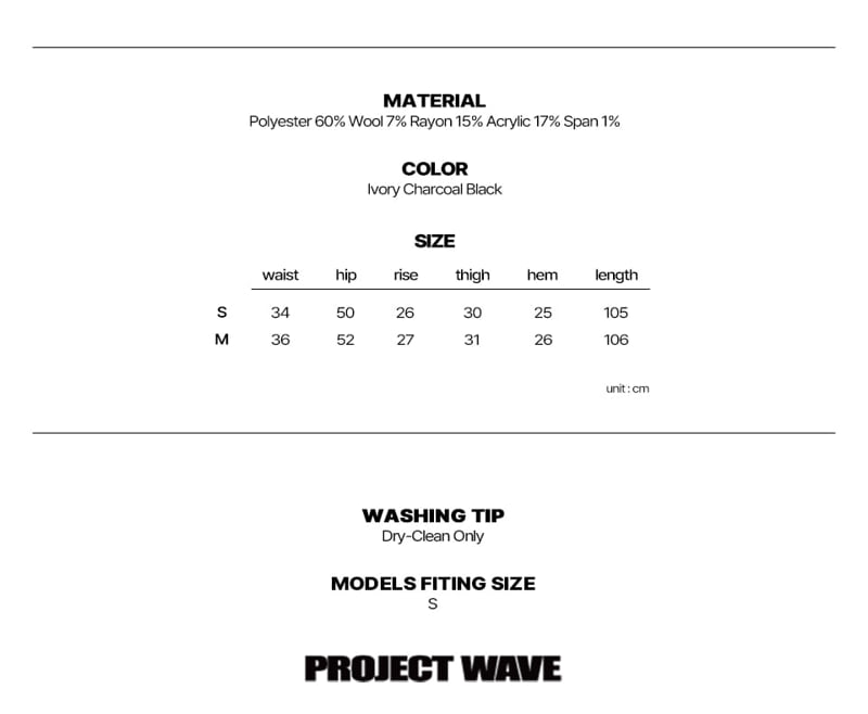 Project Wave - Korean Women Fashion - #momslook - Mono Wool Balloon Slacks - 7
