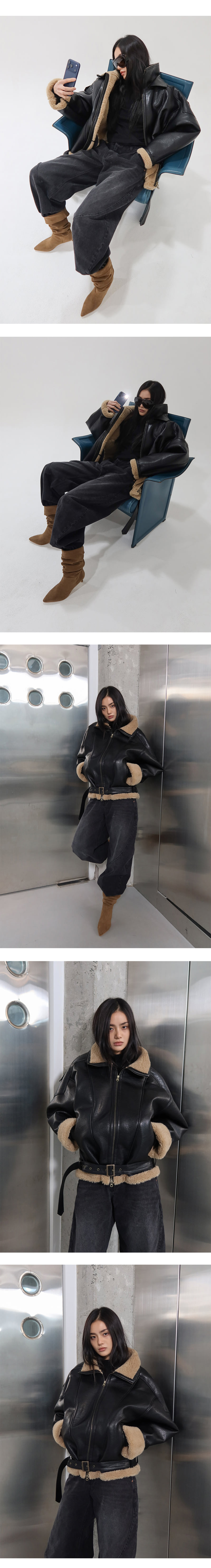 Project Wave - Korean Women Fashion - #momslook - Double Mustang Jumper - 3