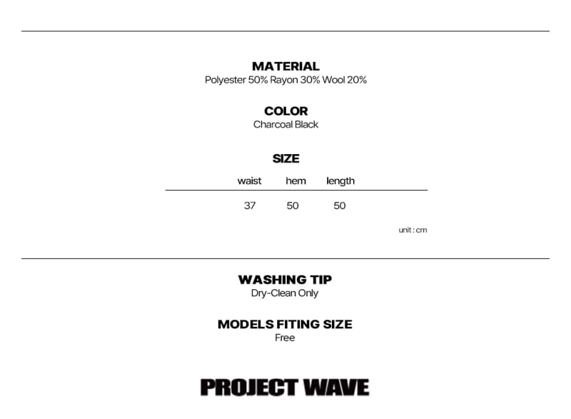 Project Wave - Korean Women Fashion - #momslook - Folder Balloon Wool Skirt - 5