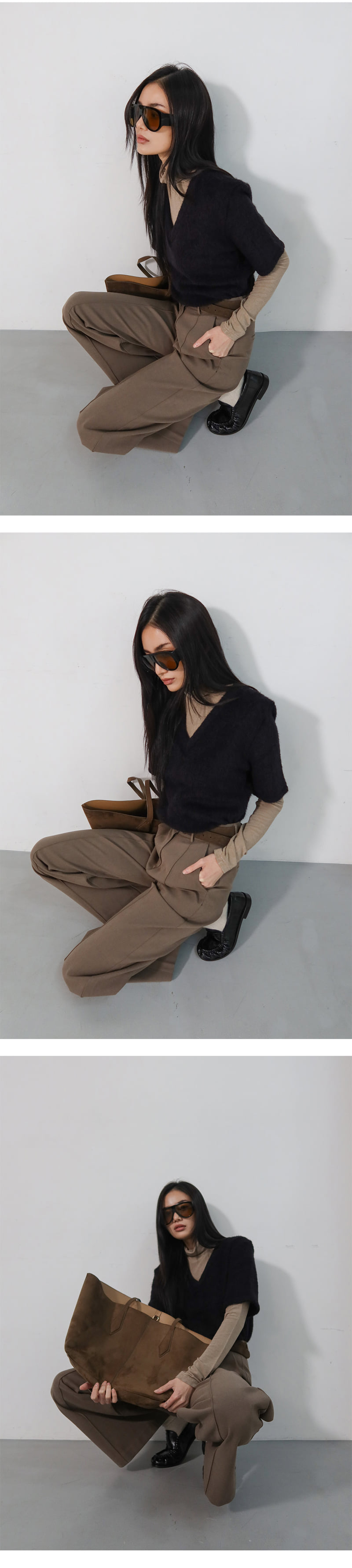 Project Wave - Korean Women Fashion - #thatsdarling - Boucle Short Sleeve Tee - 2