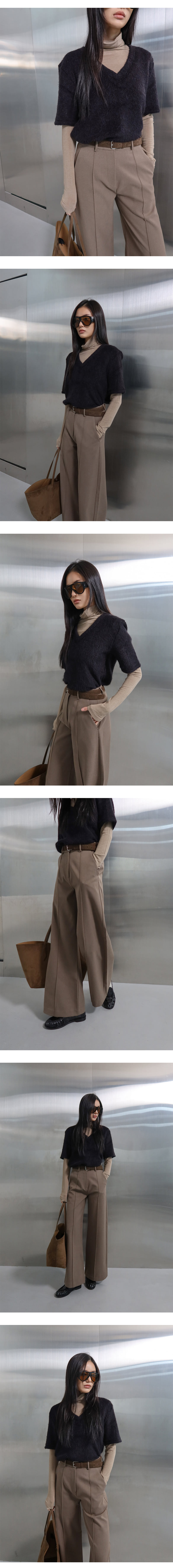 Project Wave - Korean Women Fashion - #thelittlethings - Boucle Short Sleeve Tee - 3