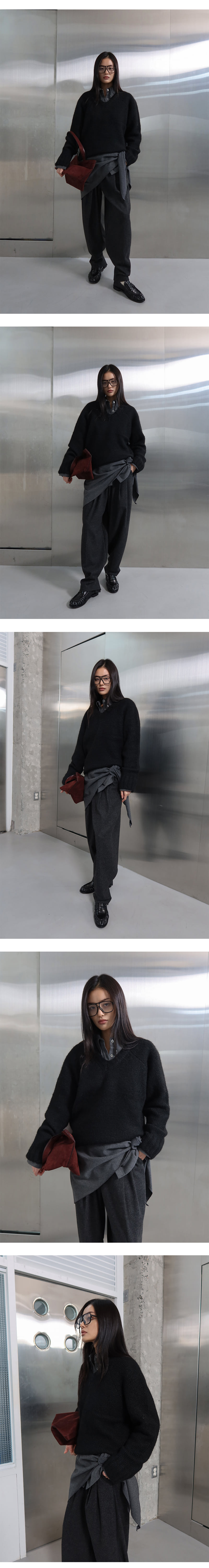 Project Wave - Korean Women Fashion - #thelittlethings - Snow V Neck Wool Knit