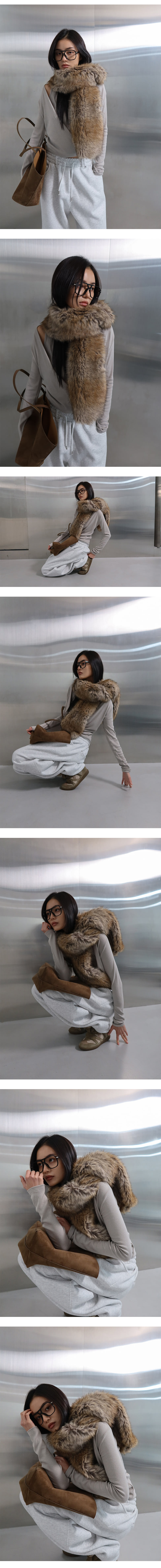 Project Wave - Korean Women Fashion - #womensfashion - Rabbit Soft Muffler
