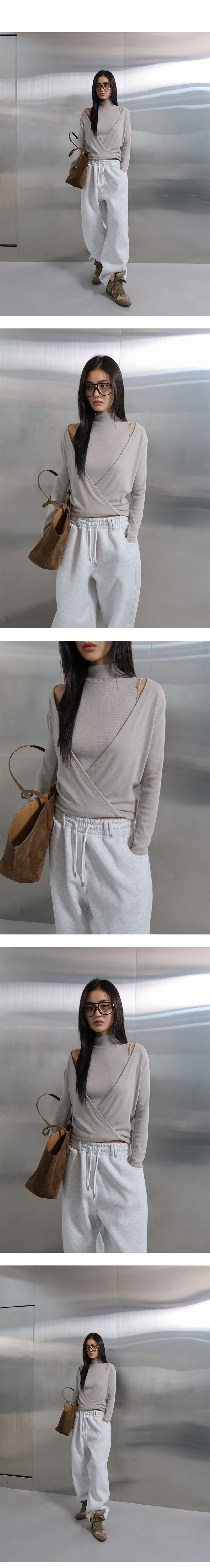 Project Wave - Korean Women Fashion - #womensfashion - Plan Fleece Banding Pants - 6