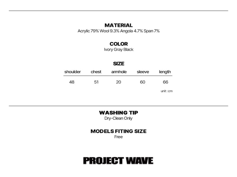 Project Wave - Korean Women Fashion - #womensfashion - Frill Angora Cardigan - 5