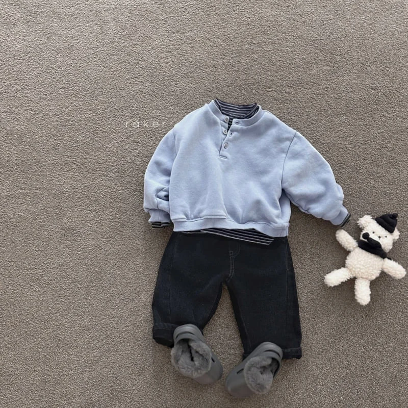 Raker - Korean Children Fashion - #childofig - Billy Front Slit Sweatshirt - 5