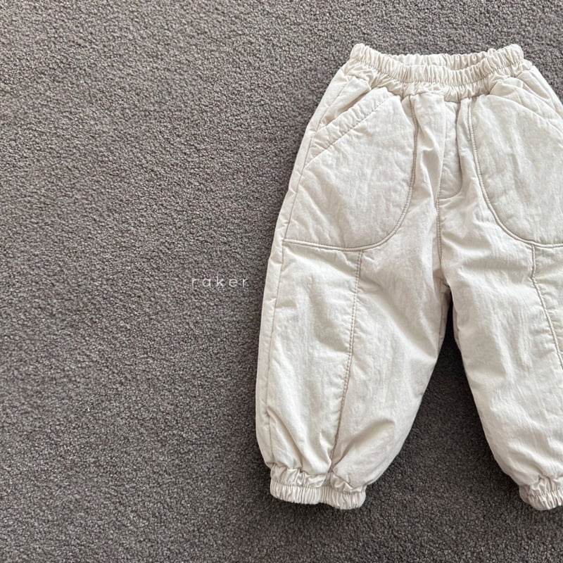 Raker - Korean Children Fashion - #designkidswear - Padded Bonded Panel Pants - 2