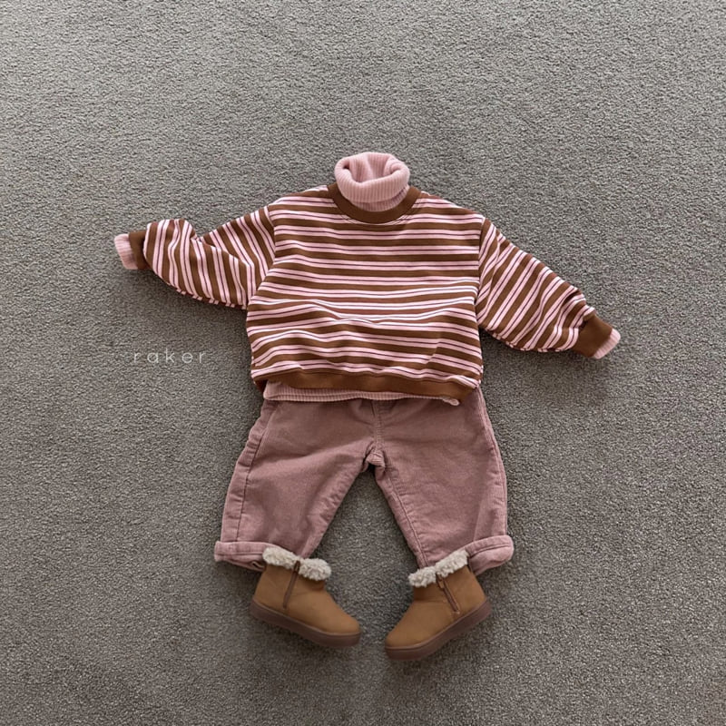 Raker - Korean Children Fashion - #discoveringself - Coco Stripe Pattern Sweatshirt - 5