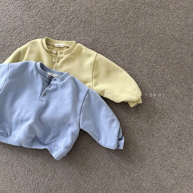 Raker - Korean Children Fashion - #magicofchildhood - Billy Front Slit Sweatshirt