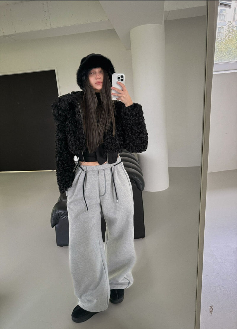 Rare Closet - Korean Women Fashion - #momslook - Mongle Teddy Soft Jacket - 5