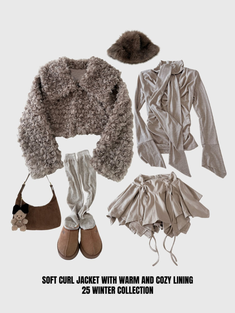 Rare Closet - Korean Women Fashion - #momslook - Mongle Teddy Soft Jacket - 6