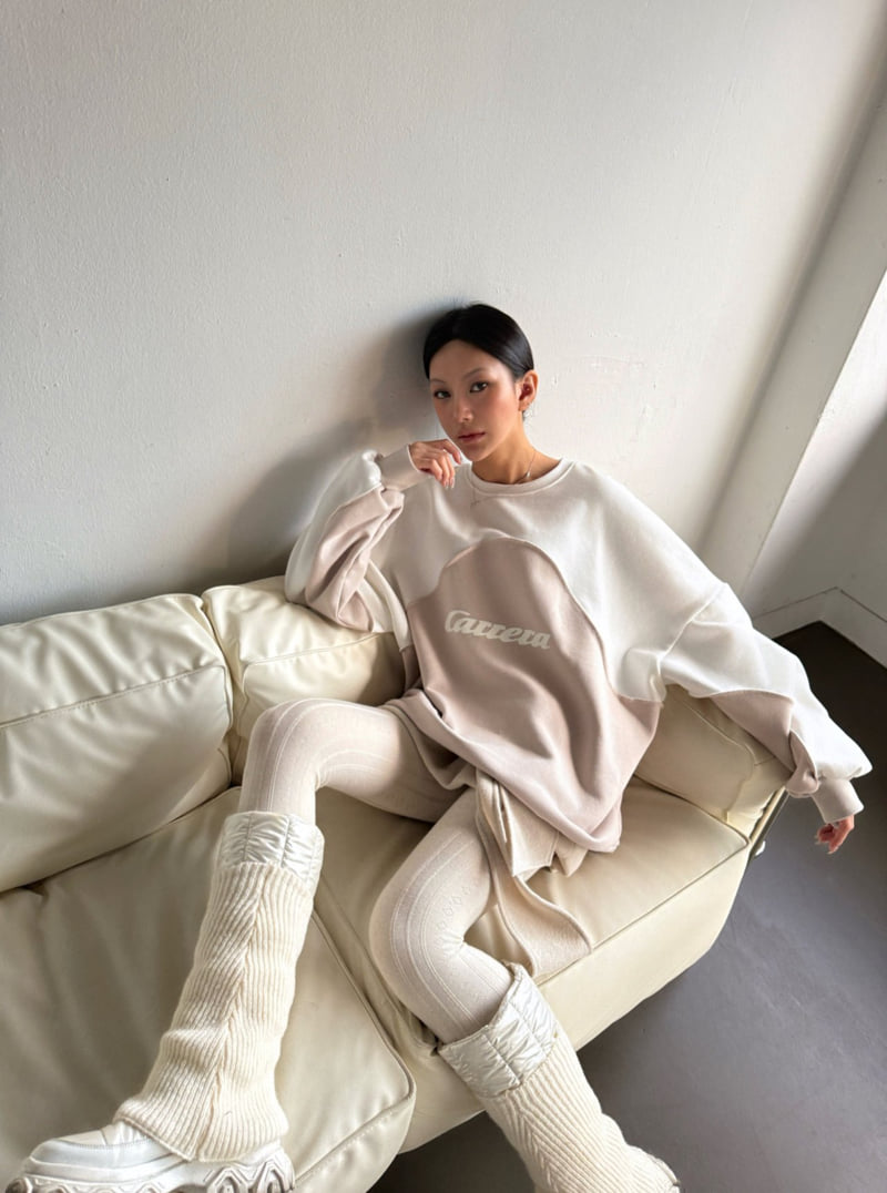Rare Closet - Korean Women Fashion - #momslook - Carrera Boxy Sweatshirt - 4