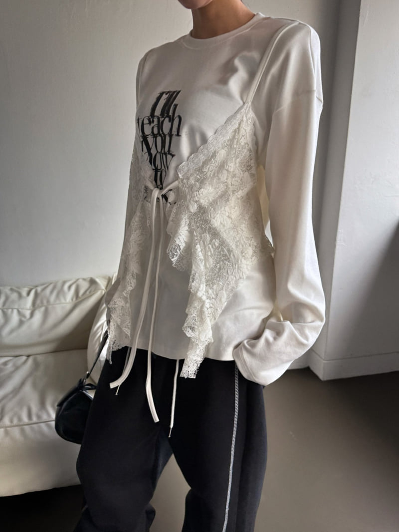 Rare Closet - Korean Women Fashion - #pursuepretty - Teech Bustier Layered Top - 2