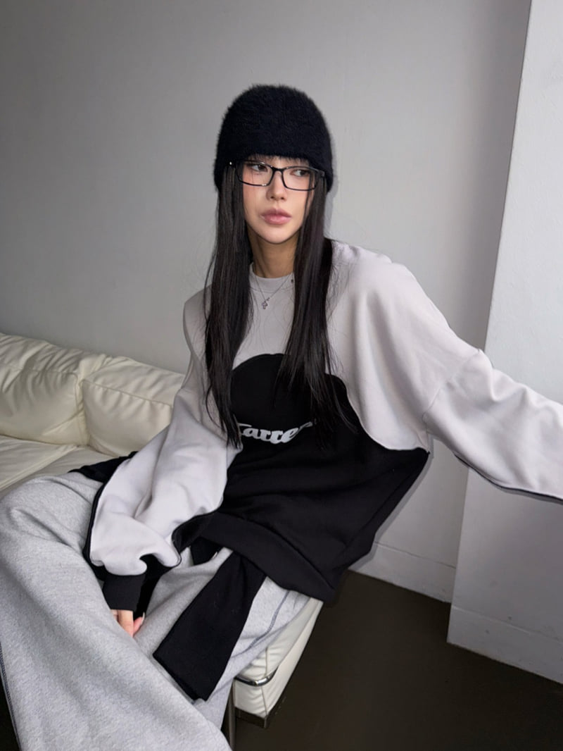 Rare Closet - Korean Women Fashion - #thatsdarling - Carrera Boxy Sweatshirt - 12