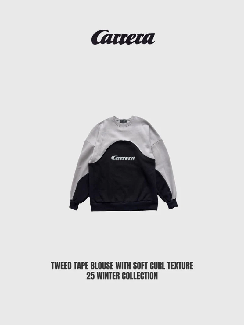 Rare Closet - Korean Women Fashion - #vintagekidsstyle - Carrera Boxy Sweatshirt - 7