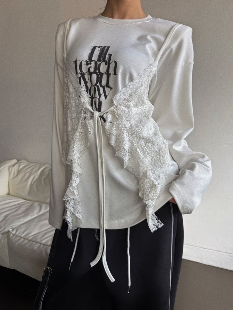 Rare Closet - Korean Women Fashion - #vintagekidsstyle - Teech Bustier Layered Top