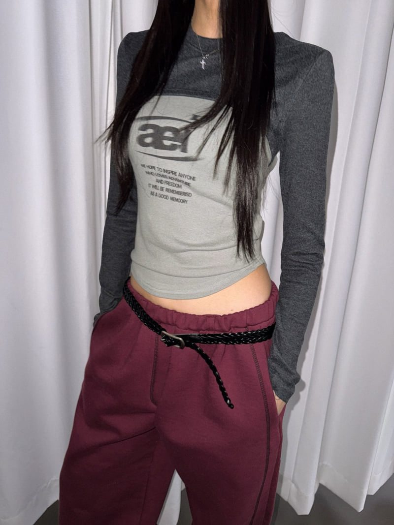 Rare Closet - Korean Women Fashion - #womensfashion - El Curve Color Tee - 3