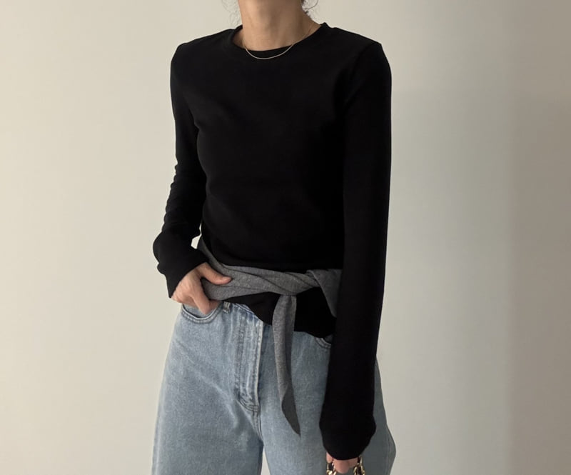 Ripple - Korean Women Fashion - #momslook - Basic Fleece Tee - 10