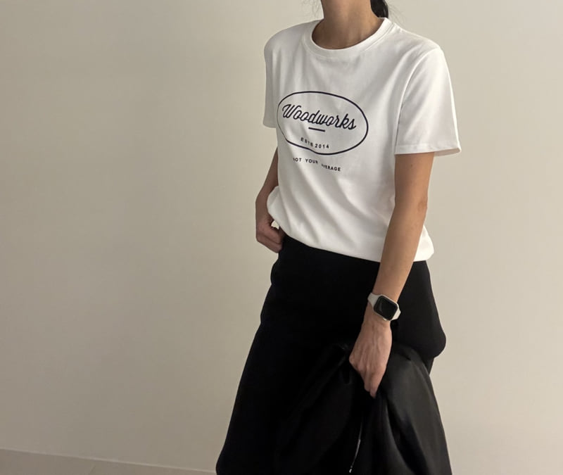 Ripple - Korean Women Fashion - #momslook - Wood Tee - 2