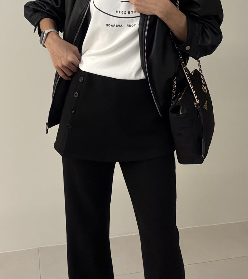 Ripple - Korean Women Fashion - #momslook - Magic Skirt Pants - 11